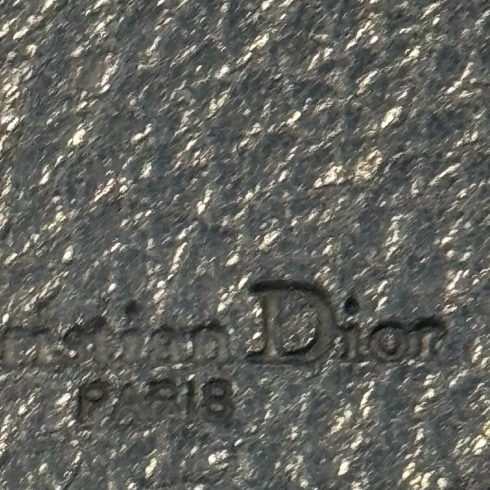 Blue Dior Monogram Canvas wallet